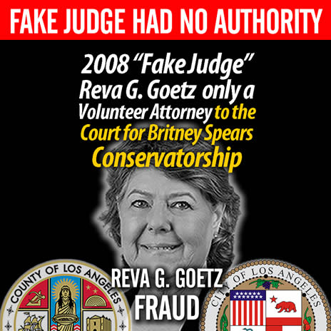 Fake judge exposed Los angeles County CA Reva G Goetz